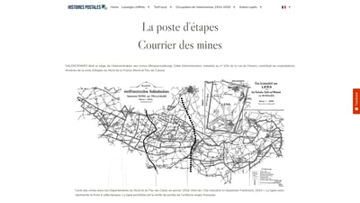 Occupation Valenciennes courrier des mines Bergverwaltung