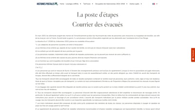 Courrier des évacués