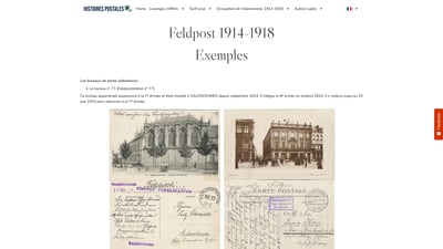 Feldpost 1914-1918 Exemples