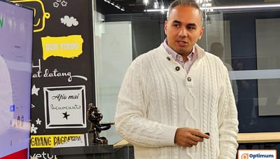 امیر بطحایی در پنجمین رویداد آپتیموم در تورنتو