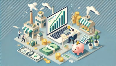Illustration zum Thema Geld verdienen