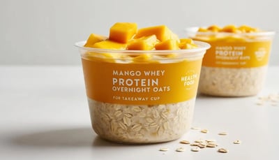 Overnight Oats Protéine Mangue