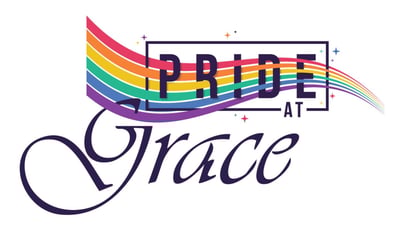 Pride at Grace 2025 banner