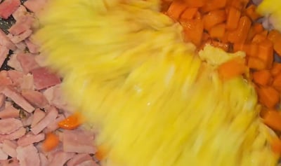 jambon oeuf et carrotes