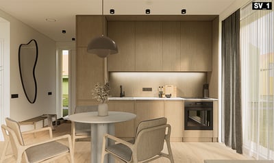 Interjeras, gyvenamasis namas, privatus