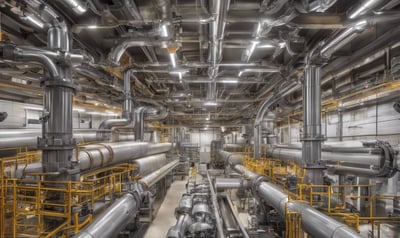 seven construction workers standing on white field