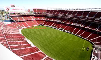 Vista interna do Levi's Stadium