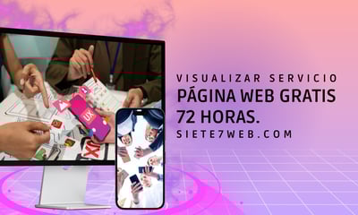 Crear página web gratis | Siete7web.com