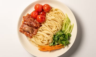 Cold Noodles with beef – Halal Noodle Restaurant NYC