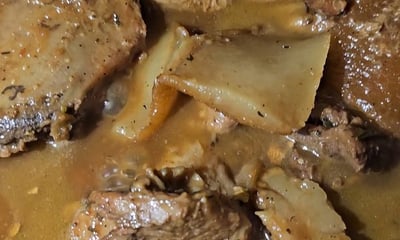 Roti porc a la marmite