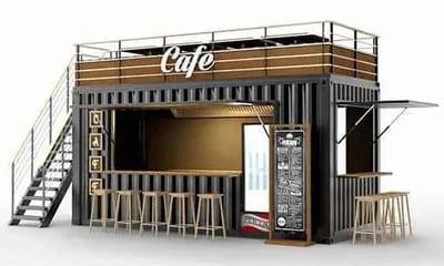 KONTEYNER KAFE ÇÖZÜMLERİ  Şık, taşınabilir ve hızlı kurulan bir kafe hayal edin! Container Ata’nın k