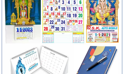 Calendar & diary printing: Customized solutions for organization.