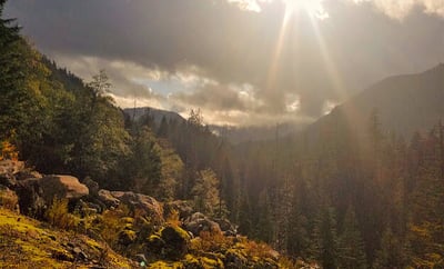 Snoqualmie, WA - Explore the gorgeous wilderness scenery on route to Franklin Falls