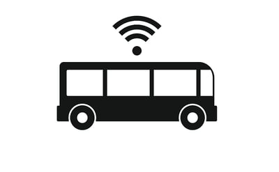 bus con señal de wifi