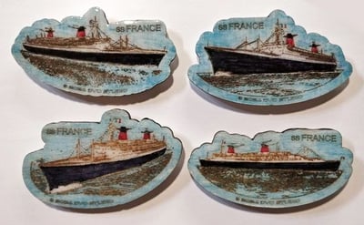 SS FRANCE magnets 3D laser