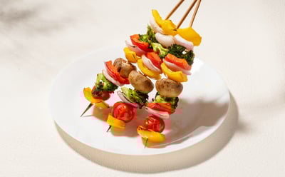 Grilled Halal Skewers – vegetable | Kol Noodle NYC
