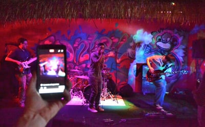 onstage image of band playing