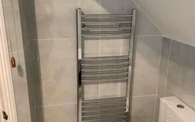 Radiator replacement completed by AXM Plumbing Services in Worcester