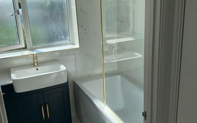 Modern bathroom installation handled by local experts in Droitwich