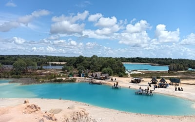 Blue Lake from Hill