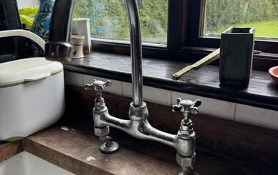 Water flow improvement through kitchen taps in Malvern after booster pump fitting