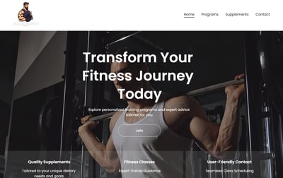 Fitness website for Power House Gym developed by Suvarna Visions