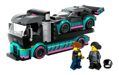 LEGO CITY Race Car and Car Carrier Truck - NEW 2024