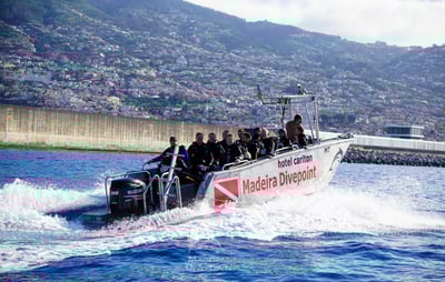 Diving Boat in Funchal