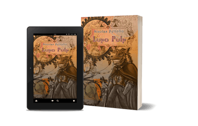 Mockup Lupo Pulp - Romans d'aventures - Nicolas Pellolio