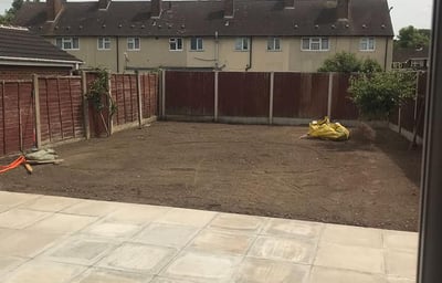 Site preparation for concrete slab in Stourbridge