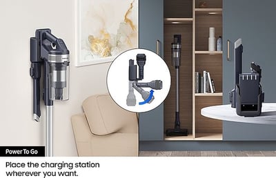 Samsung Jet 75E Pet De perfecte keuze voor huisdiereigenaren: krachtig, stil en met een Pet Tool voo