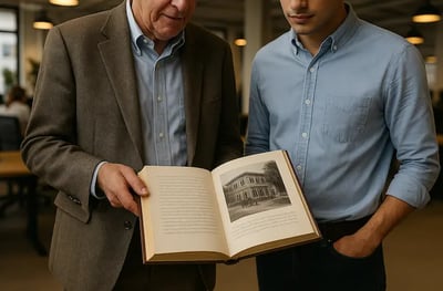 Biographie d'entreprise format livre luxe