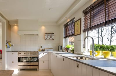 kitchen after a deep cleaning service