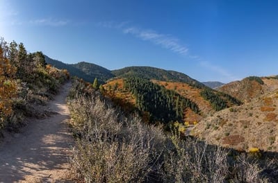 Open Space trail in Jefferson County