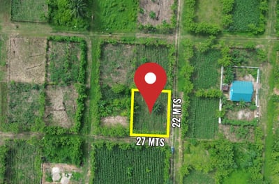 a map of a farm with a pinpoint red marker marker marker in the middle