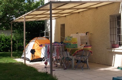 Pergola droite a Villemur Sur Tarn