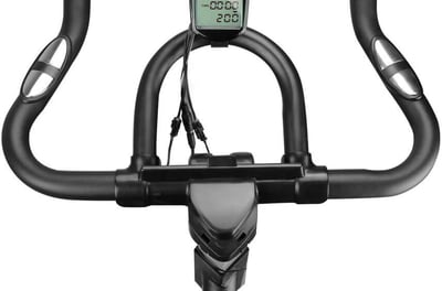 a bicycle with a computer screen and a phone
