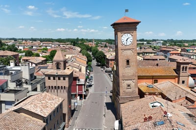 foto aerea di molinella