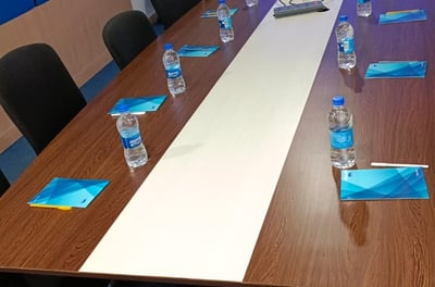 Representative image of Corporate meeting room.