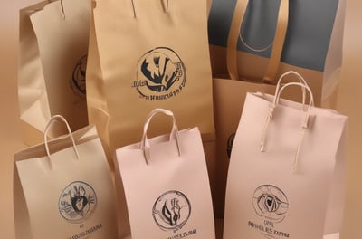 Bolsas de Papel kraft personalizables con tu marca