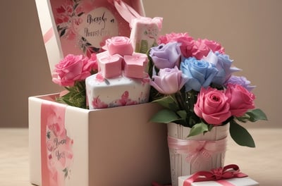 A well-organized gift shop with wooden shelves displaying a variety of products such as hats, bags, souvenirs, and other items. The shop features bright lighting and decorative plants on top of the shelves. The layout is neat, with sections for specific types of merchandise.
