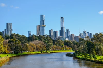 The Yarra River in Melbourne