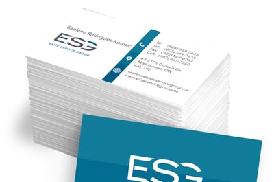 Business card design for ESG