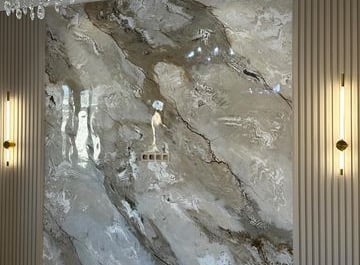 بديل رخام بني فني ديكورات المدينة المنورة
