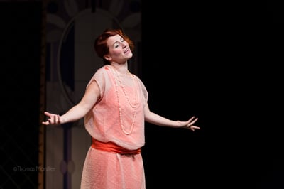 Robe années 1920 pour le personnage principal de La Traviata. Festival Lyly 2018