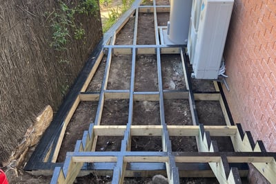 Professional Sydney Outdoor Decking in construction