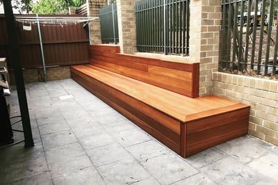 Professional Sydney Outdoor Decking bench