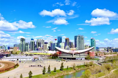 Calgary Skyline - Scotsman Hill Viewpoint