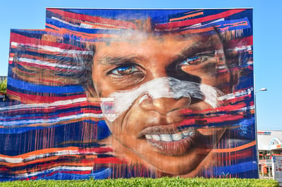 Mural by Adnate in Saint-Nazaire, France