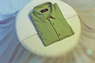 camisa verde casual/formal